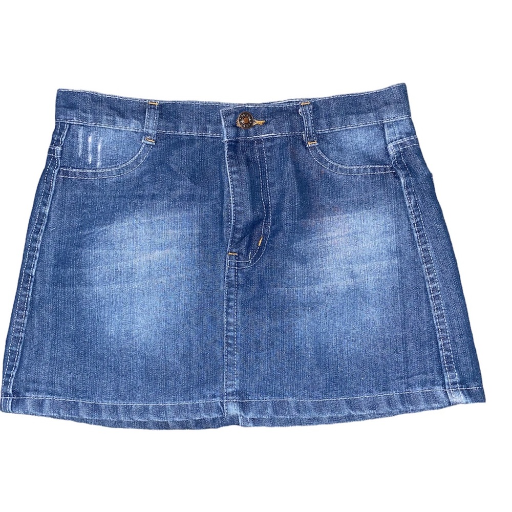 Denim jean skirt